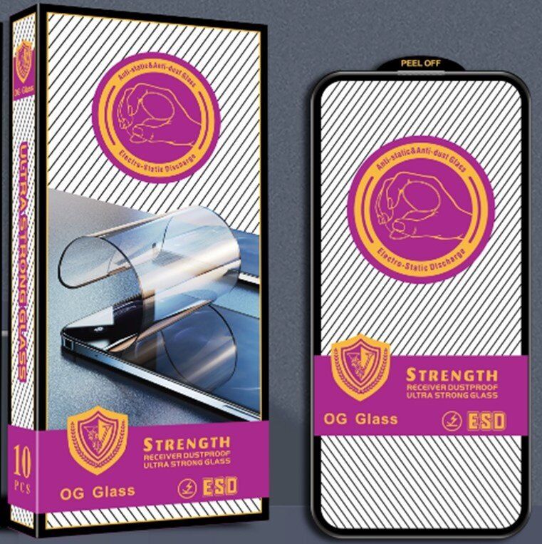 Захисне скло STRENGTH ULTRA STRONG OG ESD REALME GT 3 ЧОРНИЙ Захисне скло STRENGTH ULTRA STRONG OG ESD REALME GT 3 ЧОРНИЙ