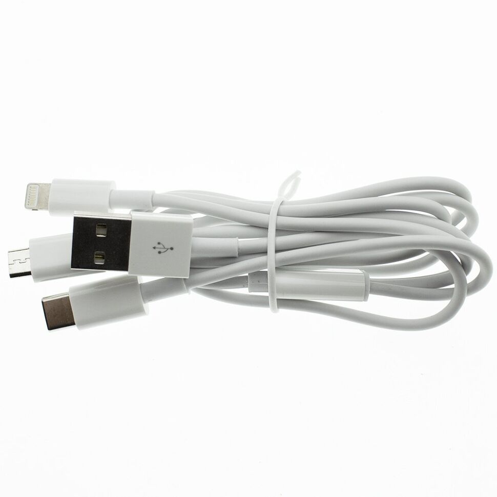 Кабель USB Denmen D22E 3В1 USB - Lightning/Micro/Type-C (2,4A) Кабель USB Denmen D22E 3В1 USB - Lightning/Micro/Type-C (2,4A)