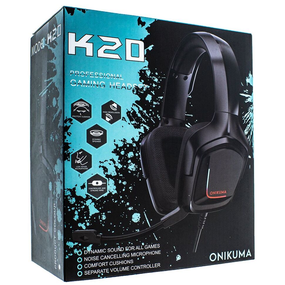 Ігрова гарнітура для комп'ютера ONIKUMA K20