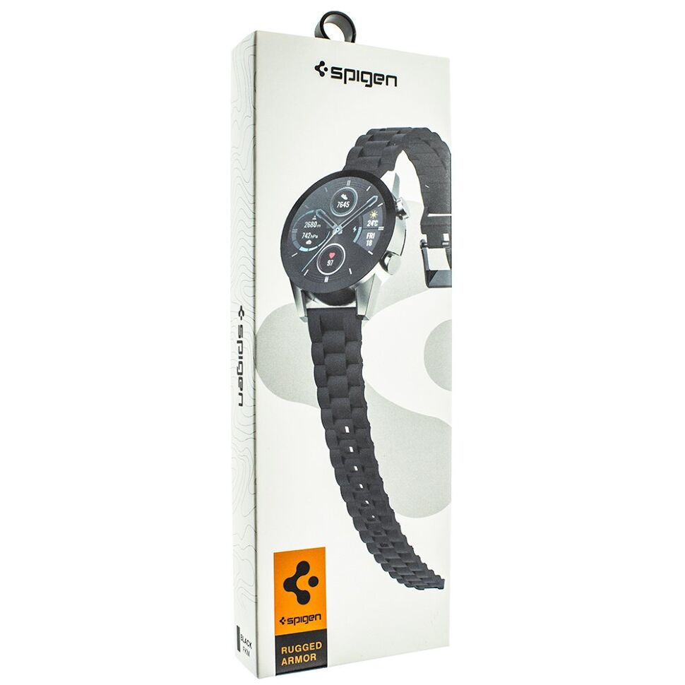 Ремінець силіконовий SPIGEN SP-11 WATCH 22мм ЧОРНИЙ Ремінець силіконовий SPIGEN SP-11 WATCH 22мм ЧОРНИЙ