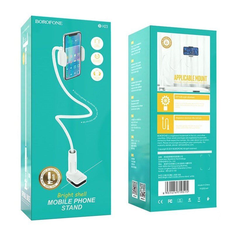 Настільний тримач BOROFONE BH23 Bright для телефону Настільний тримач BOROFONE BH23 Bright для телефону