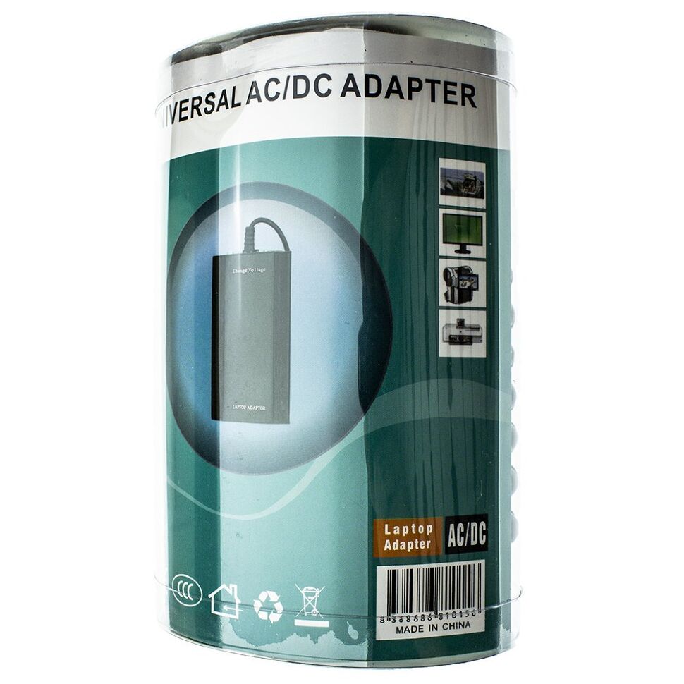 Універсальний зарядний пристрій для ноутбука AC/DC 120W з 10 перехідниками Універсальний зарядний пристрій для ноутбука AC/DC 120W з 10 перехідниками
