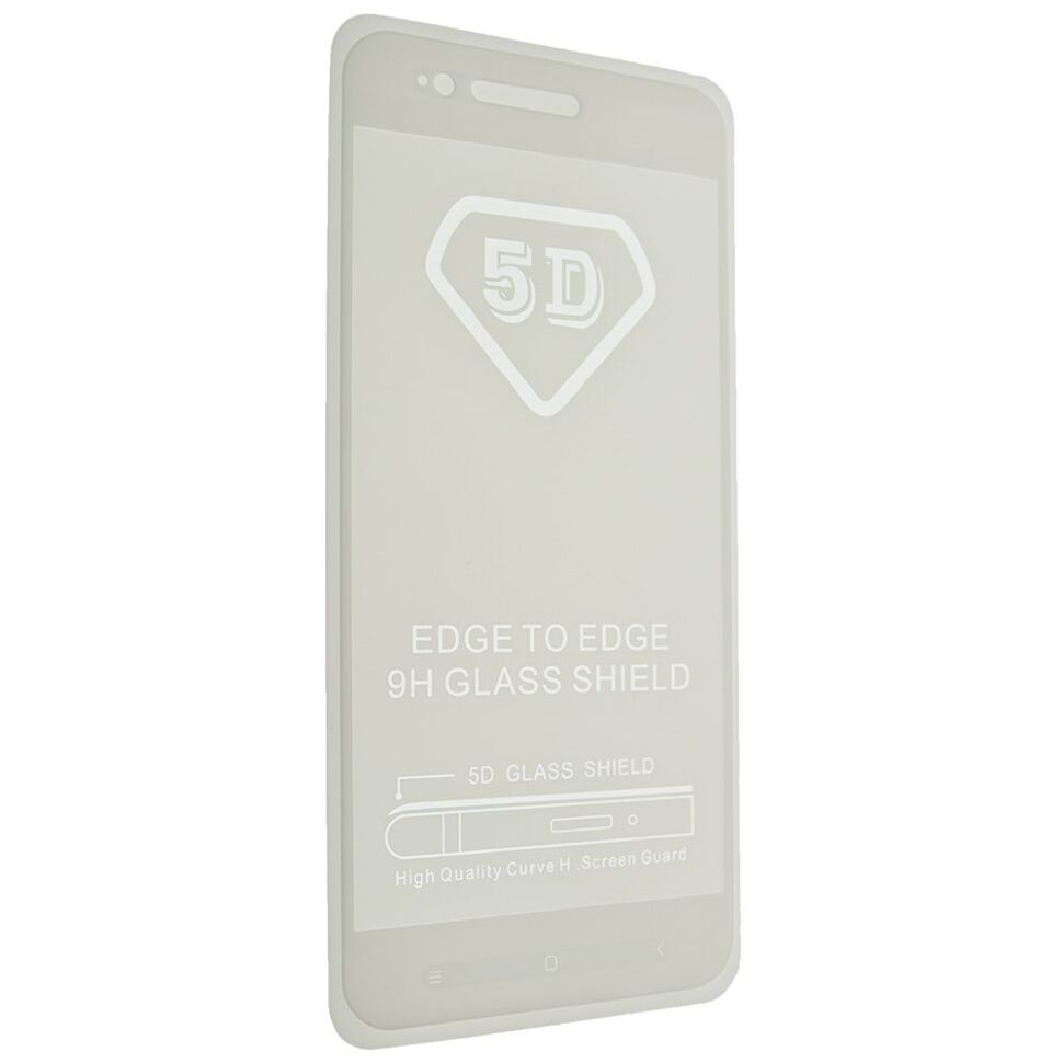 Скло 5D FULL GLUE TRIPLEX XIAOMI Mi5x/MiA1 БІЛИЙ тех. пак.