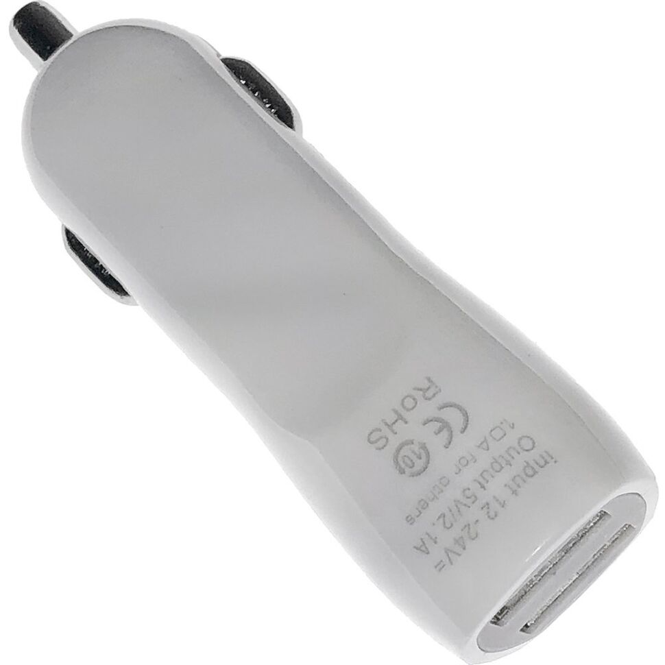 Автомобільний зарядний пристрій БЛІСТЕР 2.1A 2 USB Автомобільний зарядний пристрій БЛІСТЕР 2.1A 2 USB