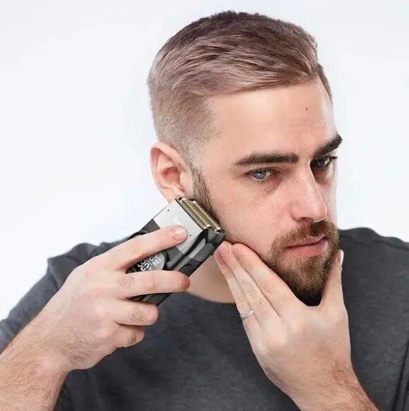 HOCO HP30 Бритва 2-в-1 із подвійною сіткою, ЧОРНИЙ