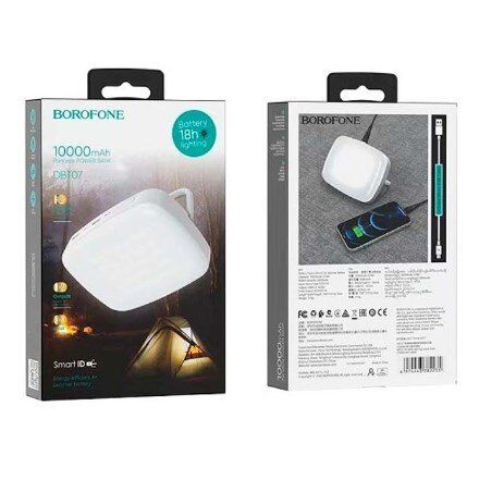 Power Bank Borofone DBT07 10000mah БІЛИЙ