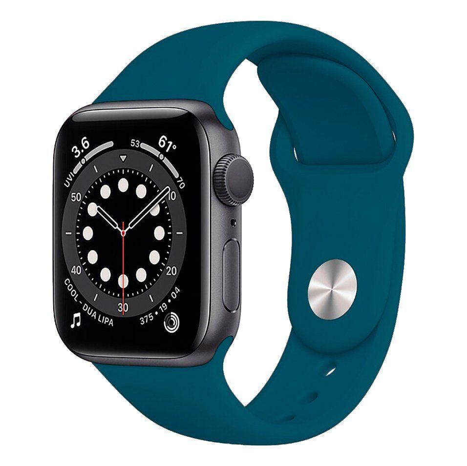 Ремінець силіконовий для Apple Watch 38 | 40 | 41 мм LARGE SIZE