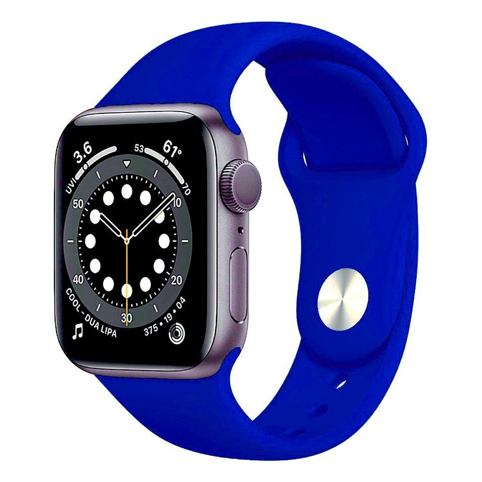Ремінець силіконовий для Apple Watch 38 | 40 | 41 мм LARGE SIZE