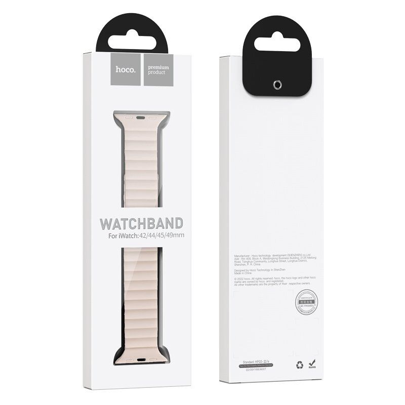 Ремінець HOCO WA22  -  гнучкий магнітний силіконовий ремінець для Apple Watch 42/44/45/49 мм