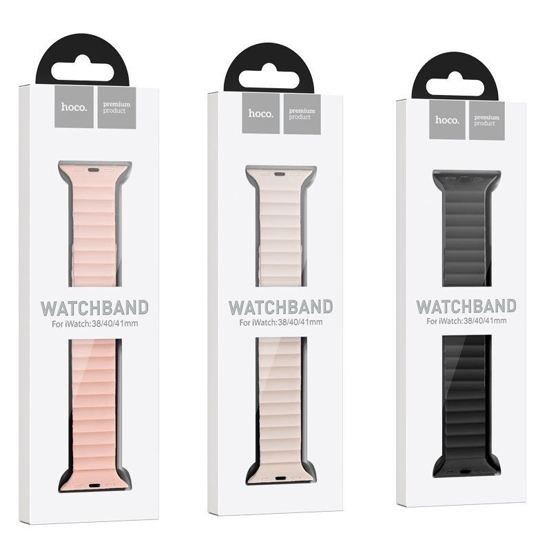 Ремінець HOCO WA22  -  гнучкий магнітний силіконовий ремінець для Apple Watch 42/44/45/49 мм