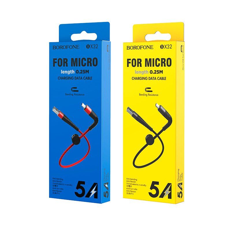 USB кабель BOROFONE BX32 Munificent charging data USB - micro USB 0.25M USB кабель BOROFONE BX32 Munificent charging data USB - micro USB 0.25M
