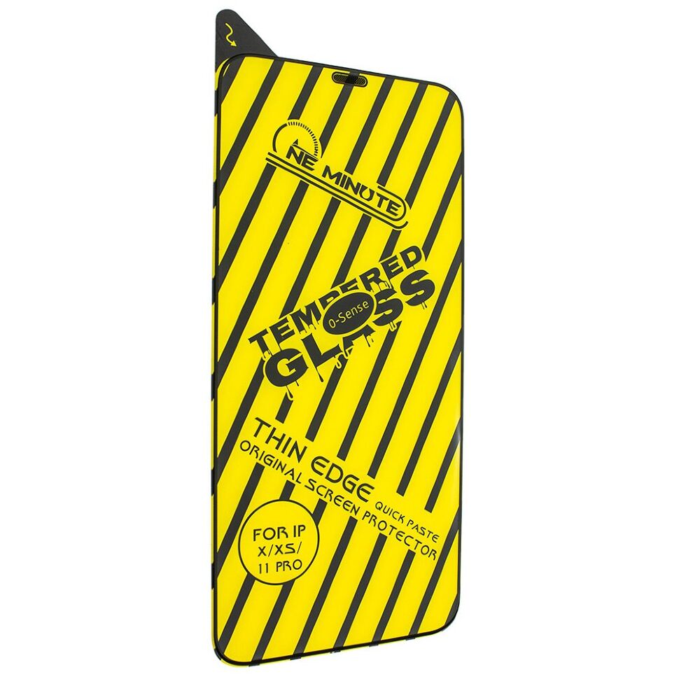 Захисне скло 0-SENSE для APPLE iPhone X / XS / 11 PRO ЧОРНЕ Захисне скло 0-SENSE для APPLE iPhone X / XS / 11 PRO ЧОРНЕ