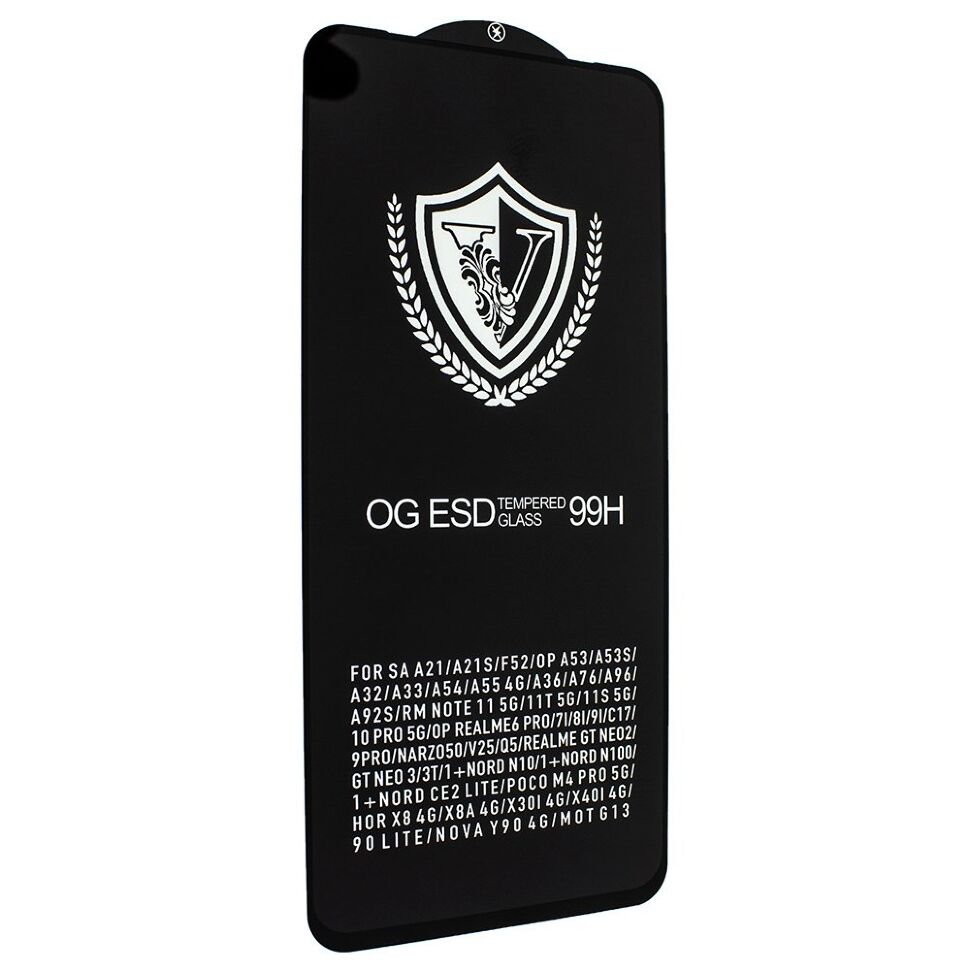Захисне скло 99H OG ESD V REALME GT 3 | GT NEO 2/3 | 6 PRO | 7i | 8i | 9i | C17 | 9 PRO | NARZO 50 | V 25 | 1+ NORD N10 | NORD N100 | MOTOROLA  G13