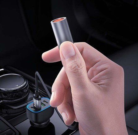 Прикурювач HOCO UA30 USB-A, 30 см, ЧОРНИЙ Прикурювач HOCO UA30 USB-A, 30 см, ЧОРНИЙ