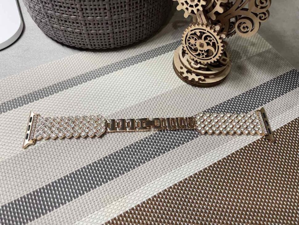 Ремінець металевий стрази rhinestones APPLE WATCH 38/40/41 MM №3 Ремінець металевий стрази rhinestones APPLE WATCH 38/40/41 MM №3