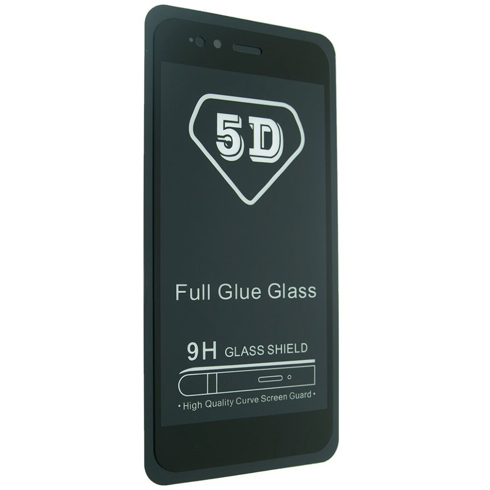 Скло 5D FULL GLUE TRIPLEX XIAOMI Mi5x/MiA1 ЧОРНИЙ тех. пак.