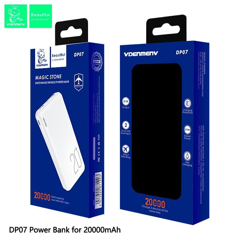 POWER BANK DENMEN DP07 20000mAh