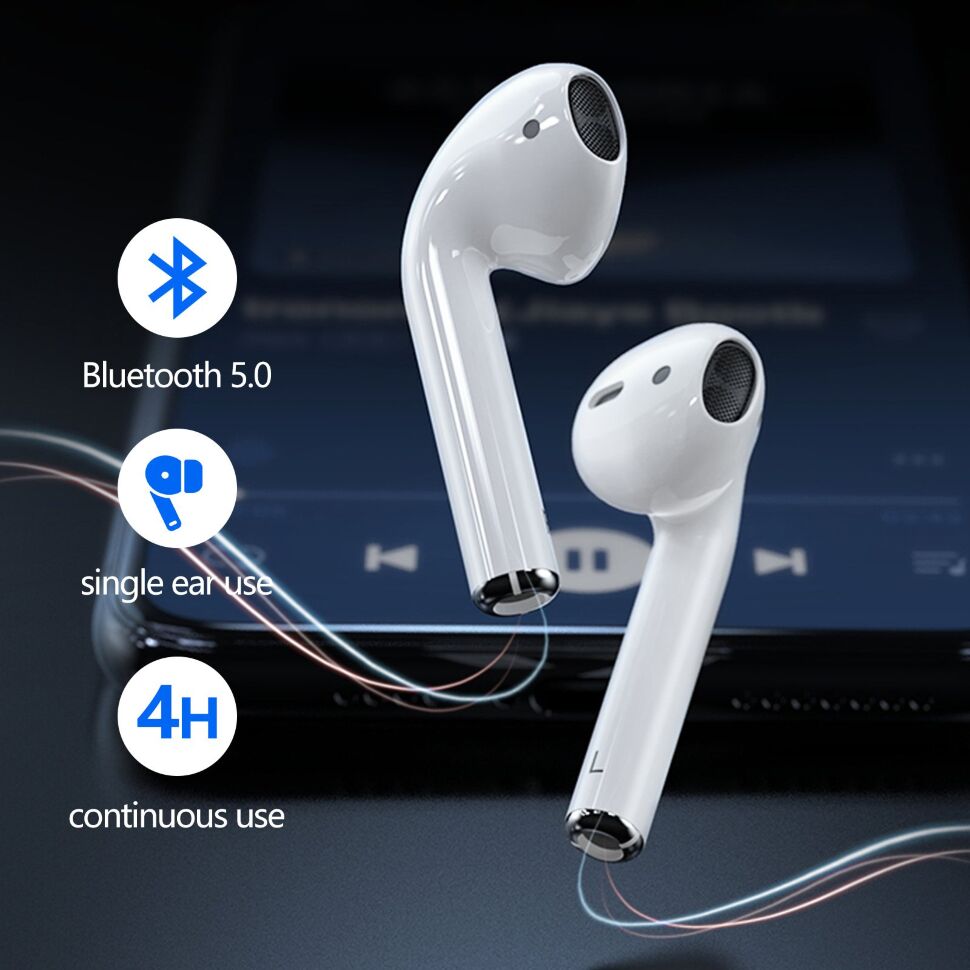 Бездротові навушники DENMEN DL11 БІЛИЙ Бездротові навушники DENMEN DL11 БІЛИЙ