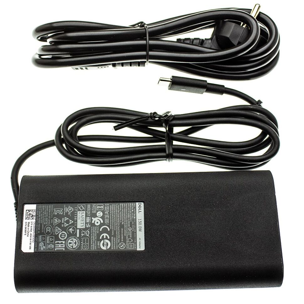 Блок питания для ноутбука DELL 130W 20V 6.5A TYPE-C Блок питания для ноутбука DELL 130W 20V 6.5A TYPE-C