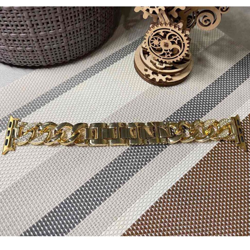 Ремінець металевий стрази rhinestones APPLE WATCH 38/40/41 MM №4 Ремінець металевий стрази rhinestones APPLE WATCH 38/40/41 MM №4