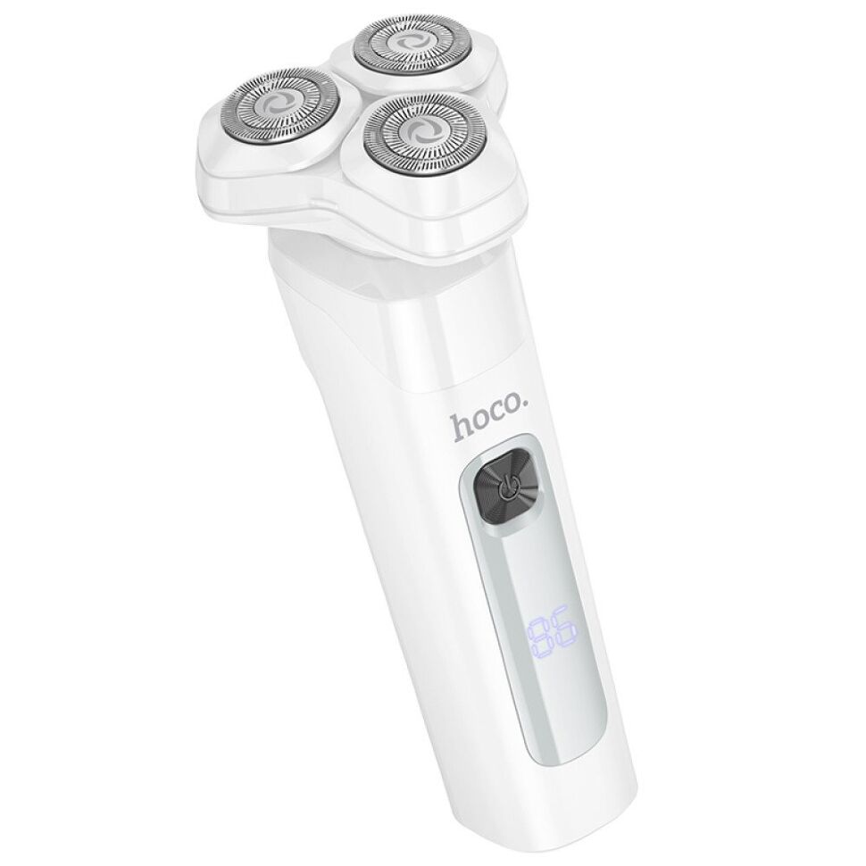 HOCO HP32 Електробритва з трьома лезами, БІЛИЙ HOCO HP32 Електробритва з трьома лезами, БІЛИЙ