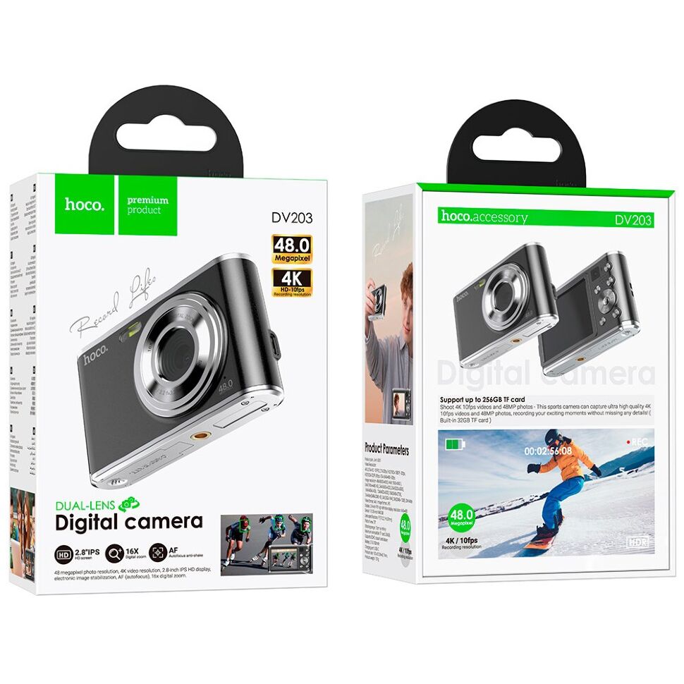 Фотоаппарат Hoco DV203 (черный) Фотоаппарат Hoco DV203 (черный)