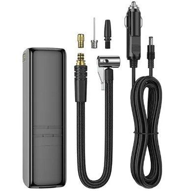 Автомобільний насос-компресор BOROFONE FC1, ЧОРНИЙ Автомобільний насос-компресор BOROFONE FC1, ЧОРНИЙ