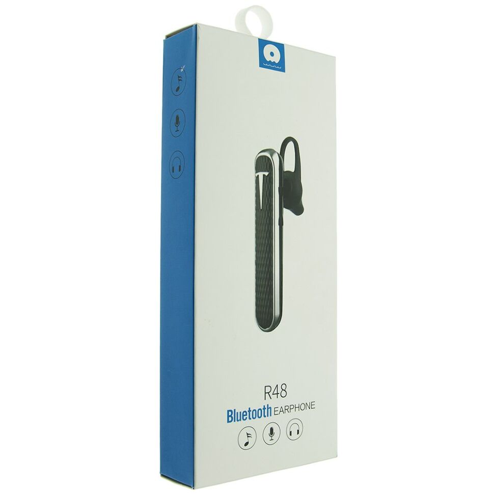 Бездротова Bluetooth гарнітура WUW R48 БІЛИЙ Бездротова Bluetooth гарнітура WUW R48 БІЛИЙ
