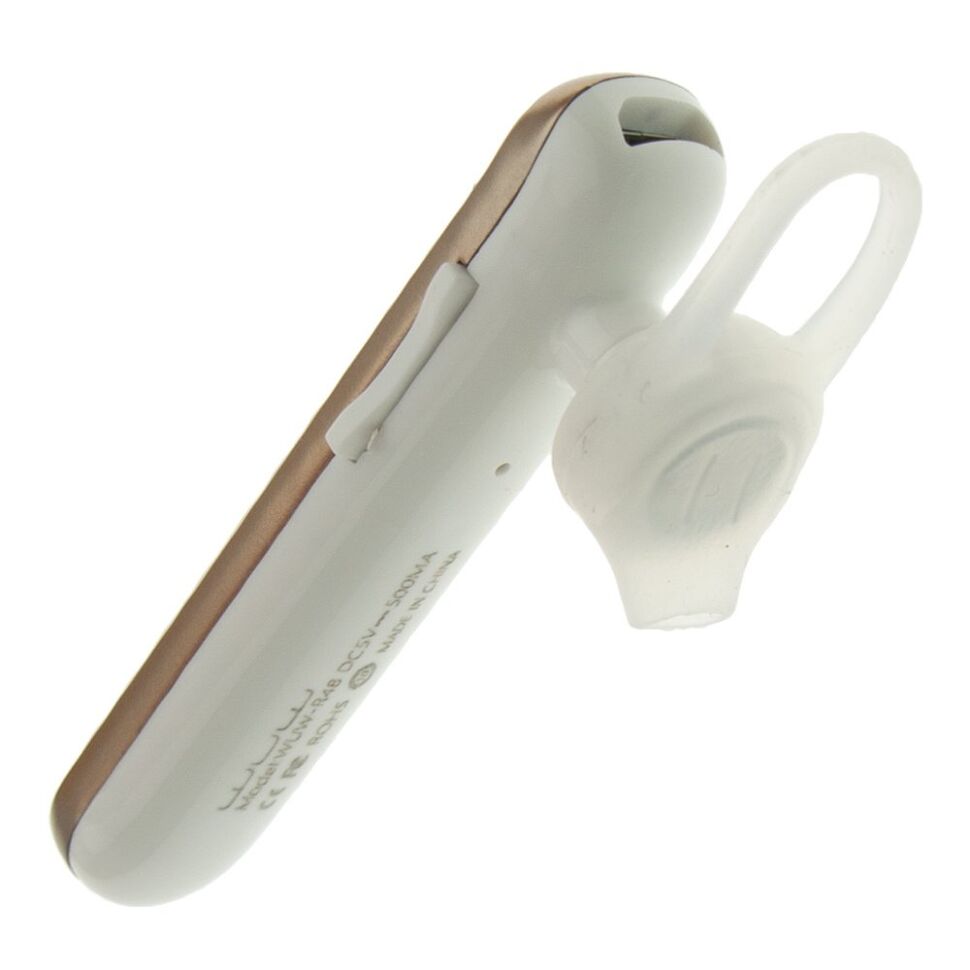 Бездротова Bluetooth гарнітура WUW R48 БІЛИЙ Бездротова Bluetooth гарнітура WUW R48 БІЛИЙ