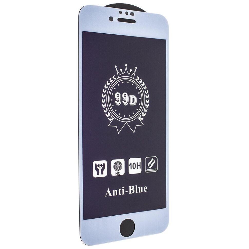 Захисне скло 99D BLUE LIGHT APPLE IPHONE 6 | 7 | 8 БІЛИЙ Захисне скло 99D BLUE LIGHT APPLE IPHONE 6 | 7 | 8 БІЛИЙ