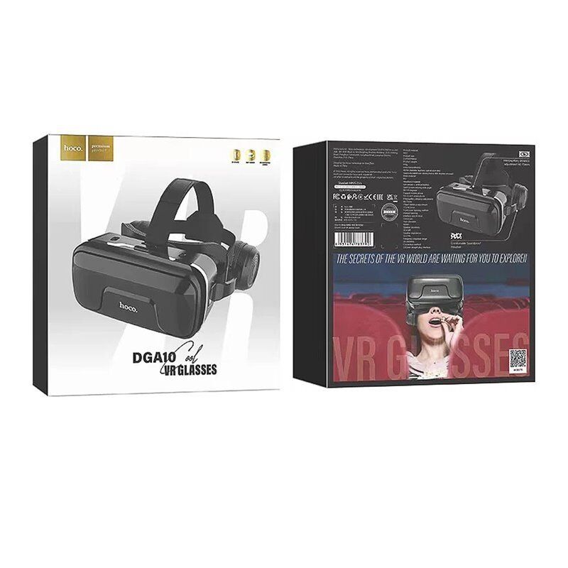 Окуляри віртуальної реальності HOCO Cool VR Glasses DGA10 (чорний) Окуляри віртуальної реальності HOCO Cool VR Glasses DGA10 (чорний)