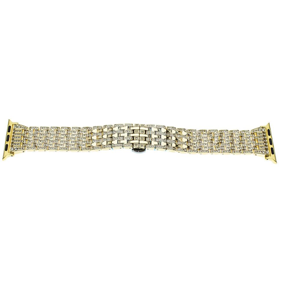 Ремінець металевий стрази rhinestones APPLE WATCH 42/44/45 MM №1 Ремінець металевий стрази rhinestones APPLE WATCH 42/44/45 MM №1