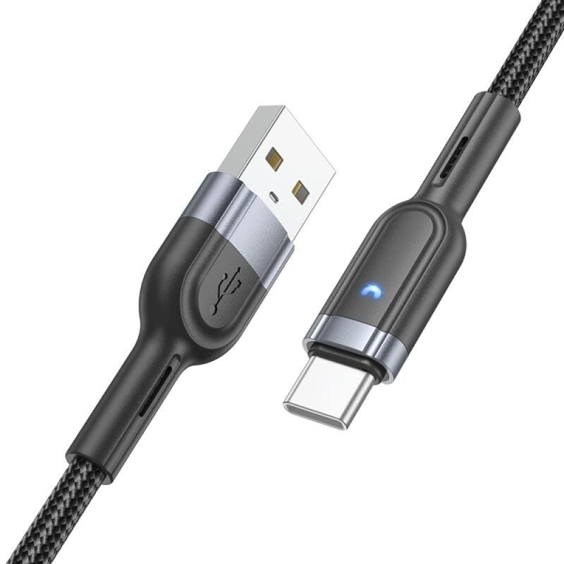 USB кабель HOCO U117 USB - Type-C, чёрный USB кабель HOCO U117 USB - Type-C, чёрный