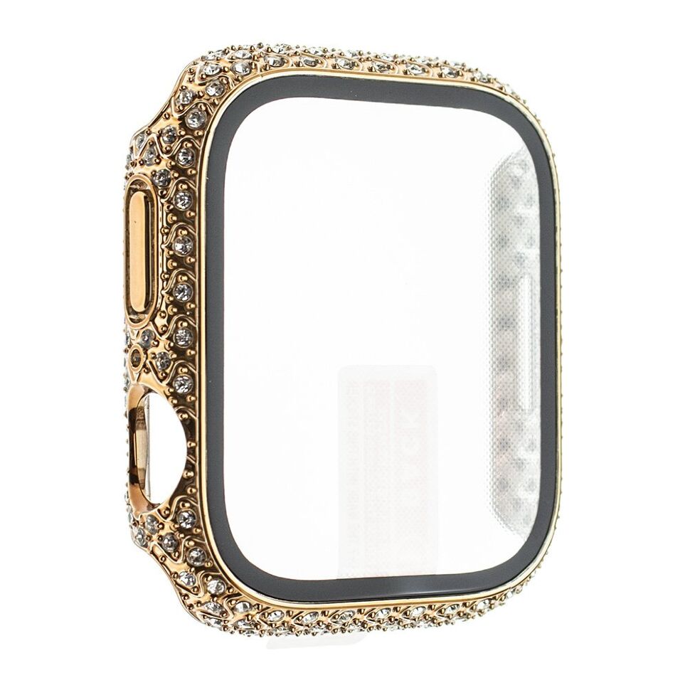 Накладка із захисним склом та стразами APPLE WATCH РОЖОВЕ ЗОЛОТО Накладка із захисним склом та стразами APPLE WATCH РОЖОВЕ ЗОЛОТО