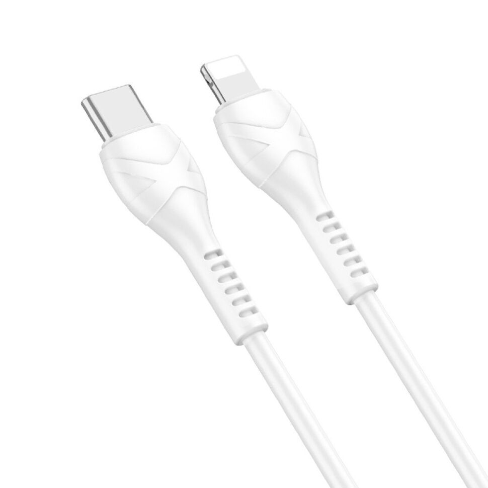 USB-C кабель HOCO X37 Type-C - Lightning 50CM БIЛИЙ