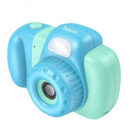 Дитячий цифровий фотоапарат HOCO DV201 із двома об'єктивами, БЛАКИТНИЙ Дитячий цифровий фотоапарат HOCO DV201 із двома об'єктивами, БЛАКИТНИЙ