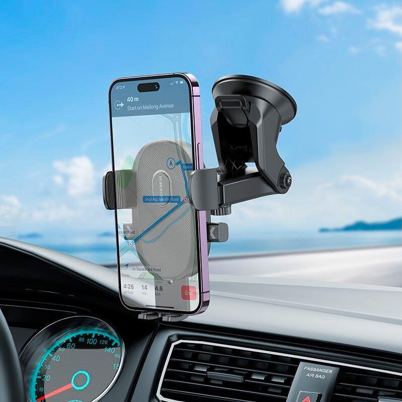 Автомобільний тримач BOROFONE BH93 Grand клейка присоска - утримувач з кнопкою