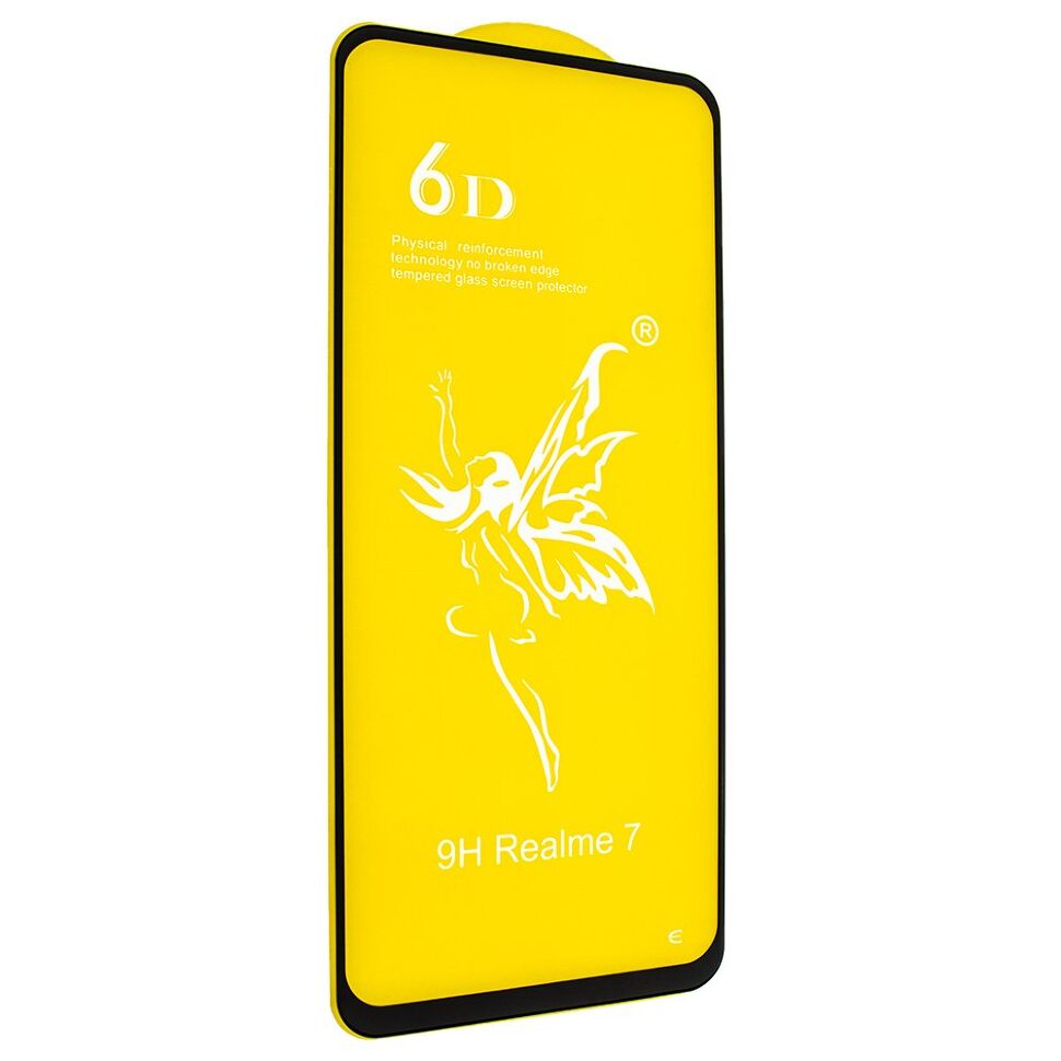 Захисне скло 6D PREMIUM REALME 7 5G ЧОРНИЙ Захисне скло 6D PREMIUM REALME 7 5G ЧОРНИЙ