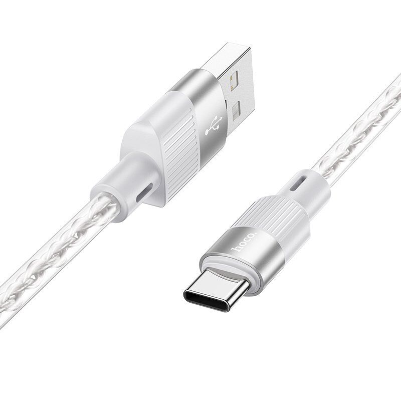 USB кабель HOCO X99 USB - Type-C, SILICONE, 1метр, сірий USB кабель HOCO X99 USB - Type-C, SILICONE, 1метр, сірий