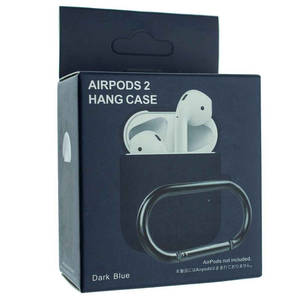 Чохол для Apple AirPods 2 з карабіном з'єднаний Чохол для Apple AirPods 2 з карабіном з'єднаний