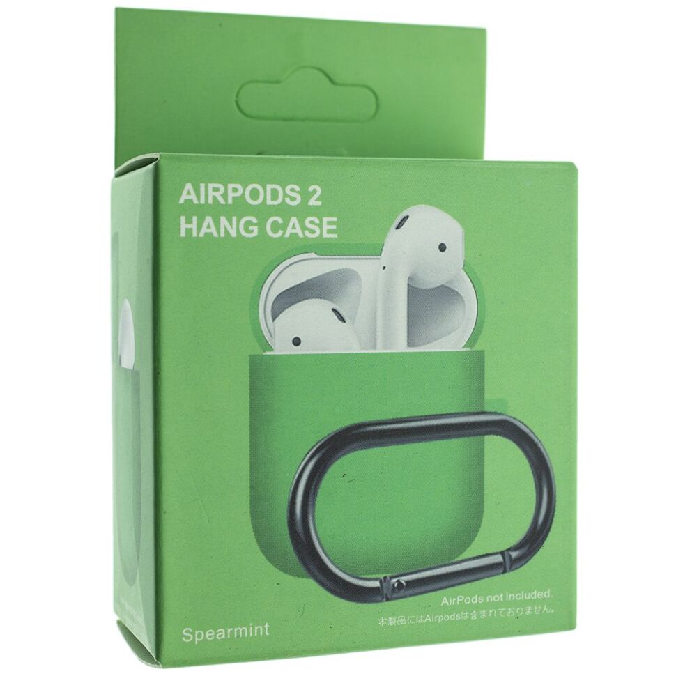 Чохол для Apple AirPods 2 з карабіном з'єднаний Чохол для Apple AirPods 2 з карабіном з'єднаний