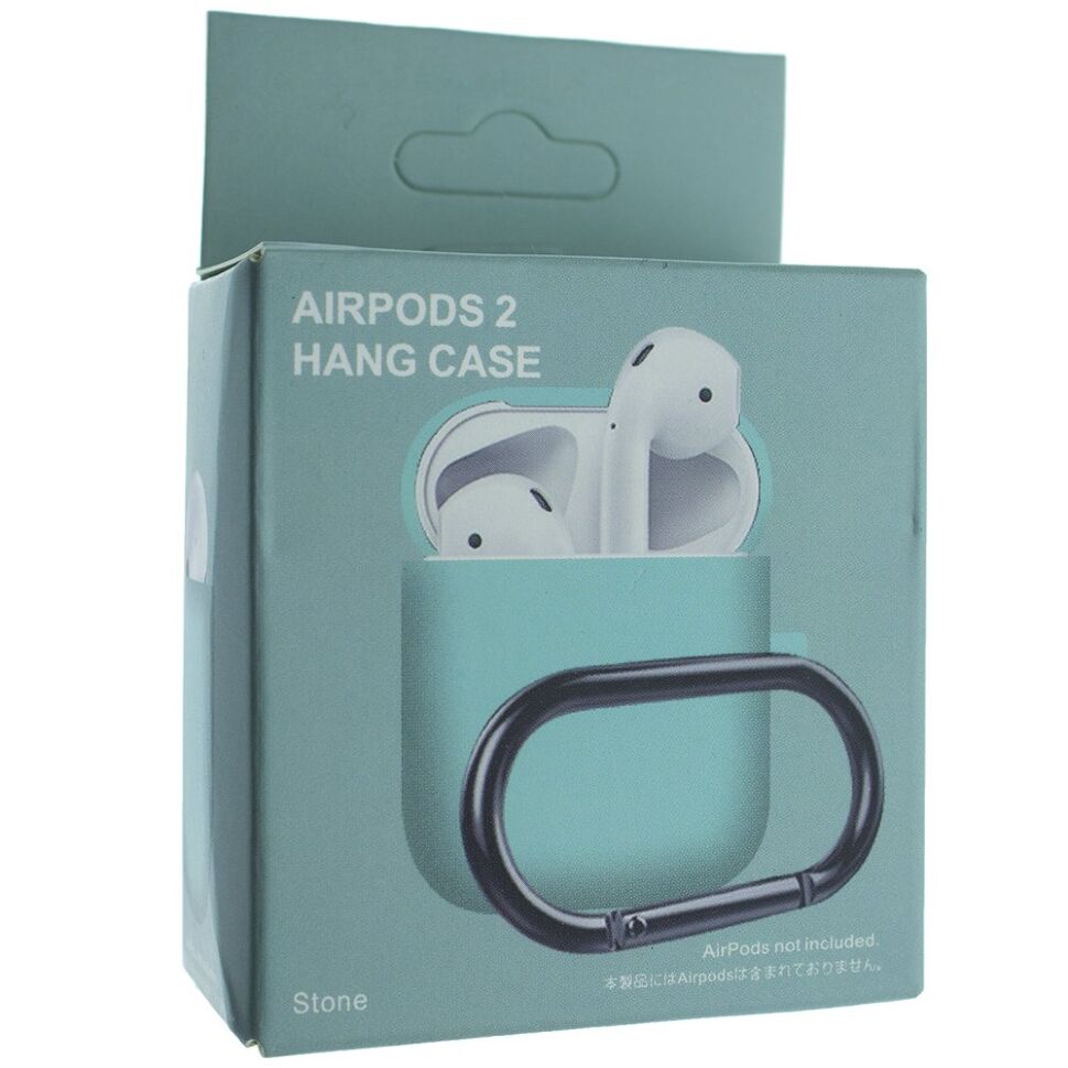 Чохол для Apple AirPods 2 з карабіном з'єднаний Чохол для Apple AirPods 2 з карабіном з'єднаний