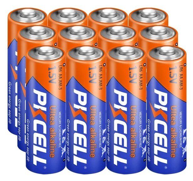 Батарейка AA лужна PKCELL LR6 1.5V, 4 штуки Батарейка AA лужна PKCELL LR6 1.5V, 4 штуки