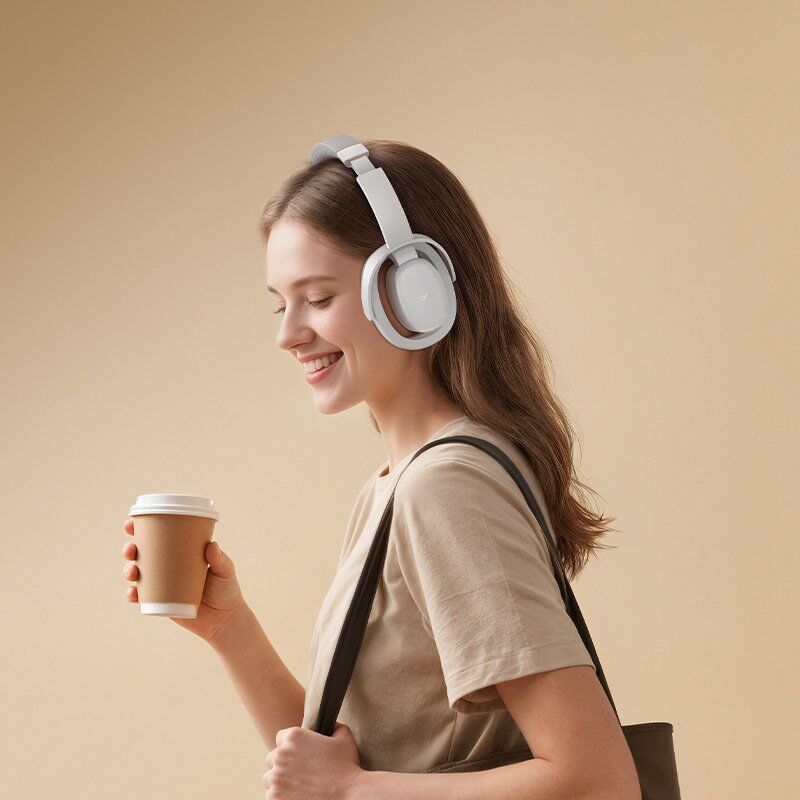 Беспроводные полноразмерные наушники HOCO W67 Rhyme open BT headphones, черный