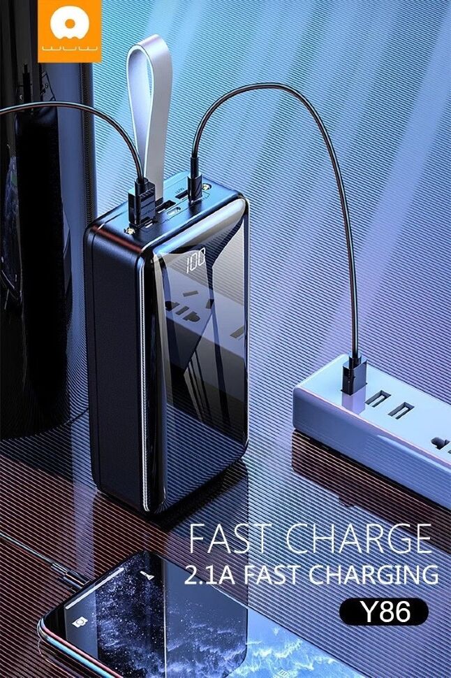 Power Bank WUW Y86 50000 mAh ЧОРНИЙ Power Bank WUW Y86 50000 mAh ЧОРНИЙ