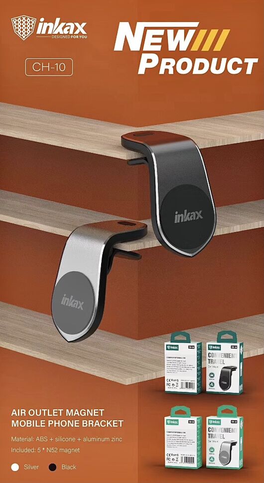 Автомобільний тримач INKAX CH-10 магнітний
