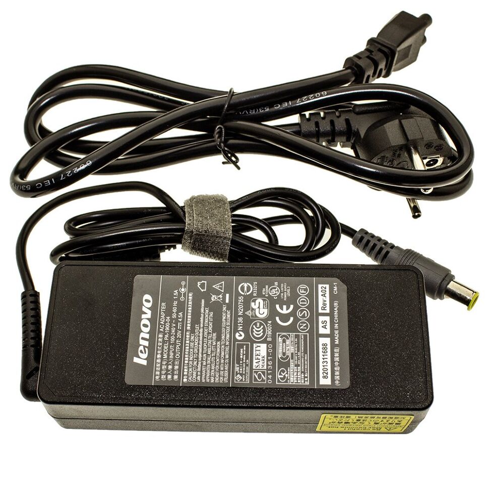 Блок питания для ноутбука Lenovo 90W 20V 4.5A (7.9*5.5 мм, с центральной иглой)