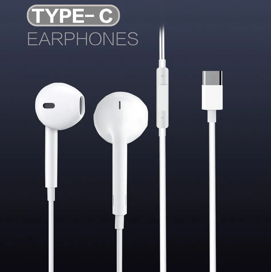 Дротові навушники WUW R148 Type-C, білий Дротові навушники WUW R148 Type-C, білий