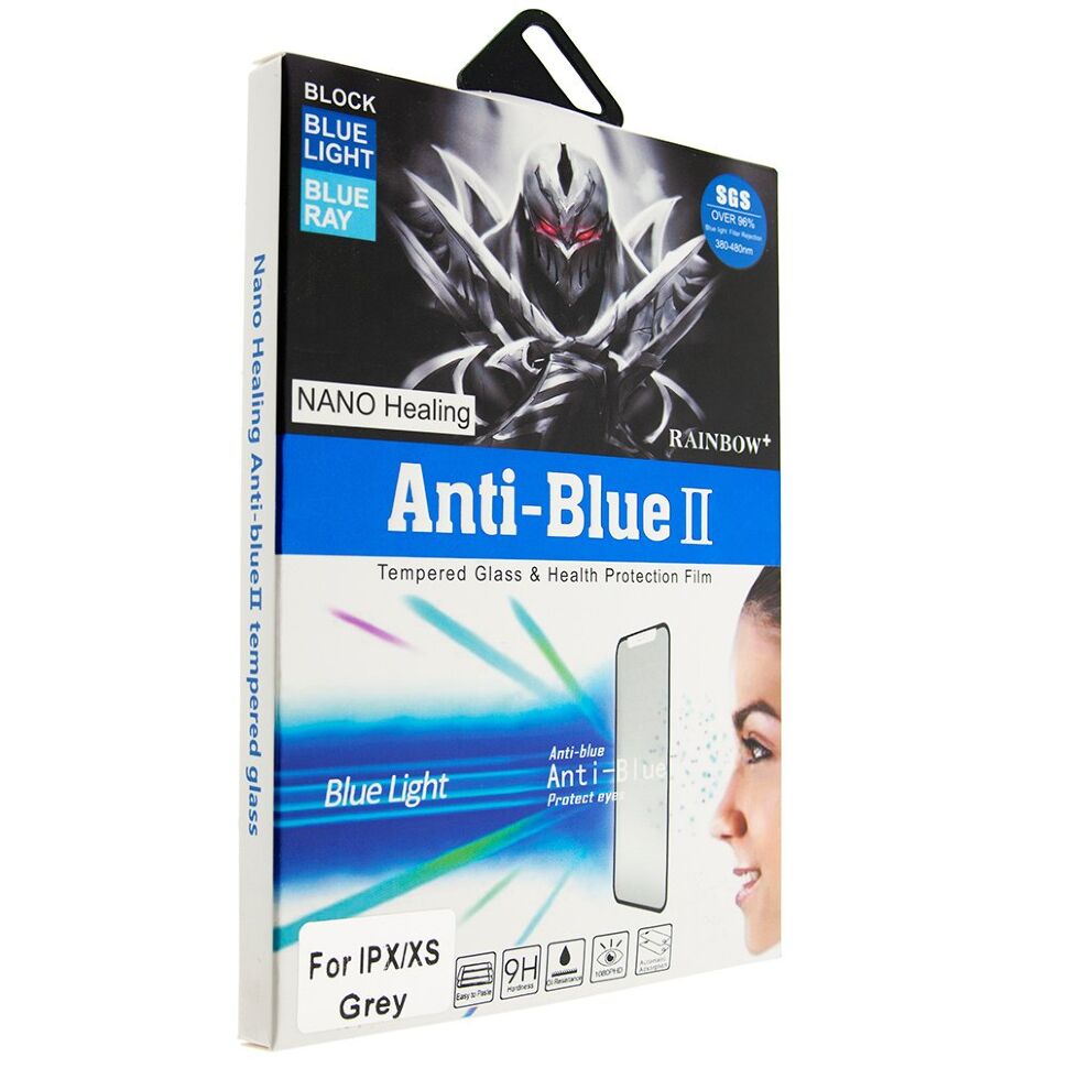 Захисне скло ANTI-BLUE II APPLE IPHONE X | XS | 11 PRO ЧОРНИЙ В УПАКОВЦІ Захисне скло ANTI-BLUE II APPLE IPHONE X | XS | 11 PRO ЧОРНИЙ В УПАКОВЦІ