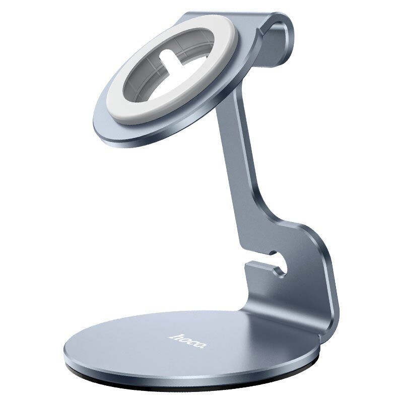 Настільний тримач HOCO HD7 для годинника сiрий